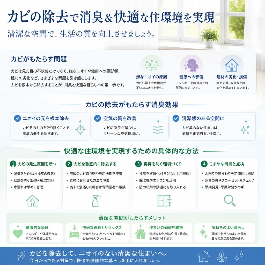 4. 消臭効果と快適な空間作り